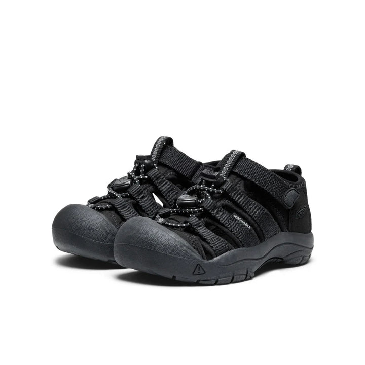 >KEEN Kids Newport H2 Quick-Dry Sandal Sandal - TRIPLE BLACK