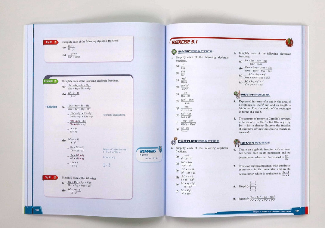 Singapore Math - Dimensions Math Textbook 8A