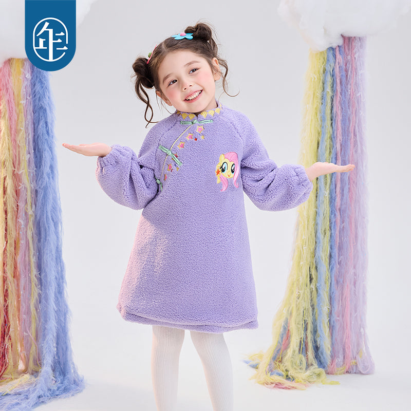 >Nian 年衣 小马宝莉新年章仔旗袍 - 凤信紫