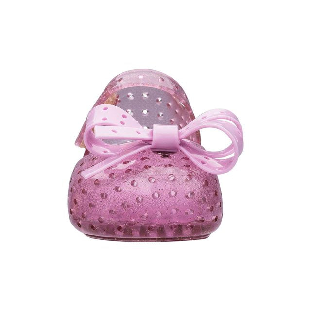 Mini Melissa Kids Girl Furadinha XI Sandals Shoes in Pink Twink
