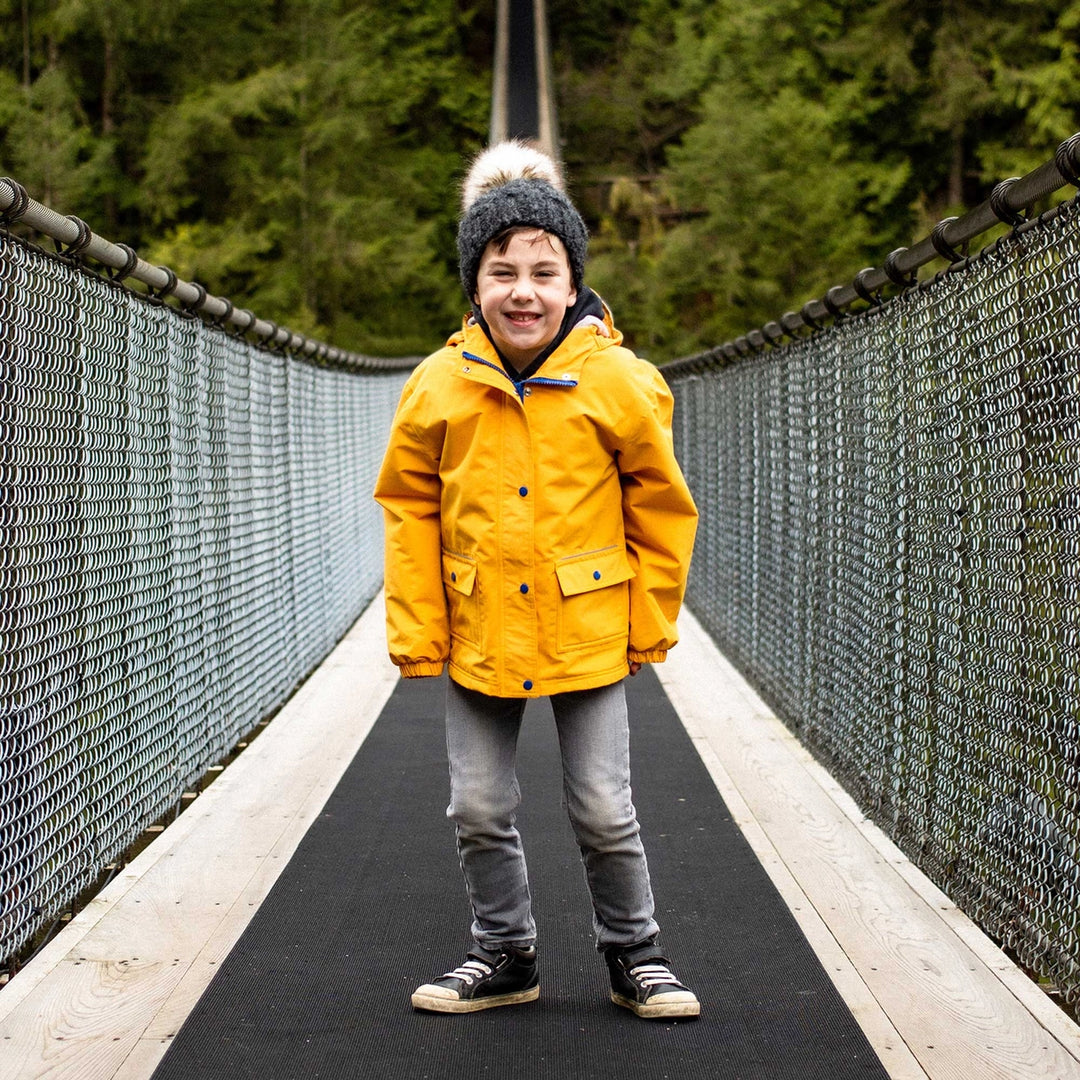 >Jan & Jul Kids Cozy-Dry Waterproof Jacket - Yellow