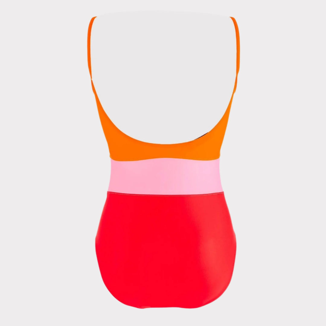 Petit Bateau Kids Girl Solid & Striped Spencer Swimsuit