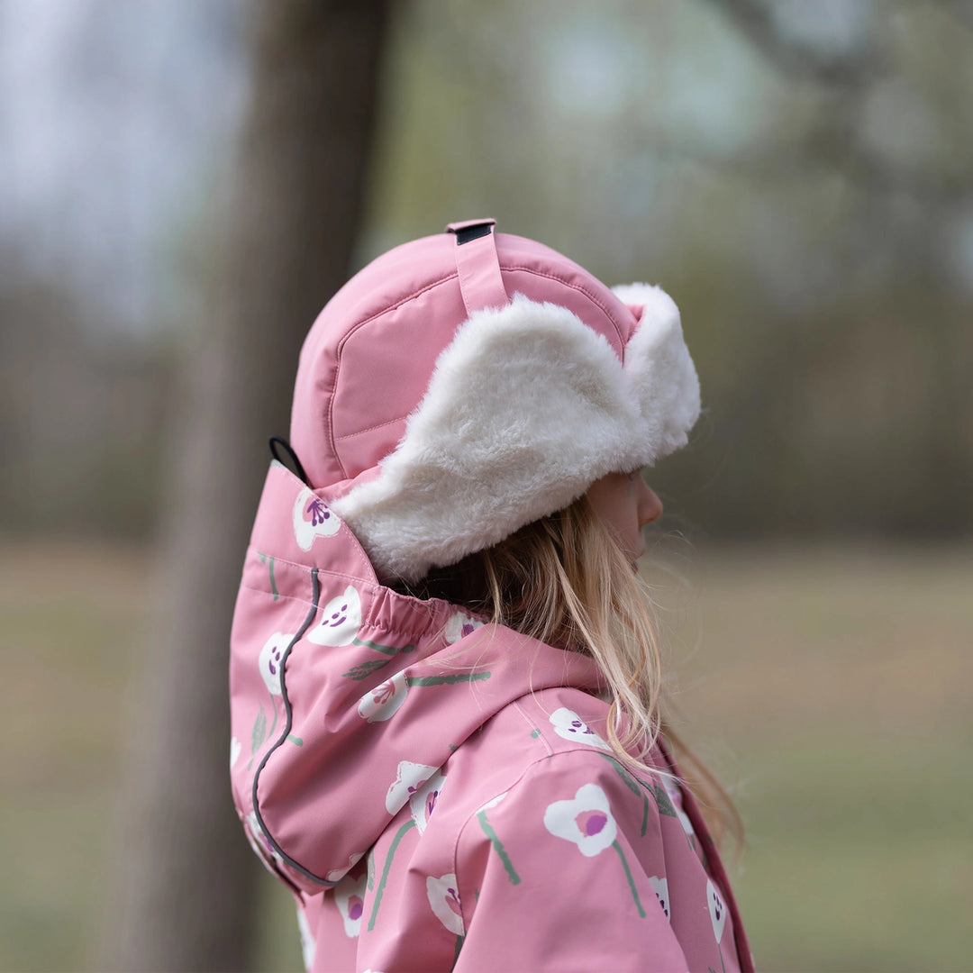 >Jan & Jul Kids Toasty-Dry Trapper Hat - Dusty Pink