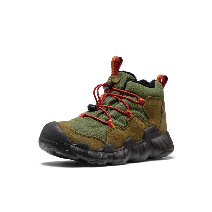 >KEEN Kids Hypowser Waterproof Chukka - FOREST NIGHT/GARNET