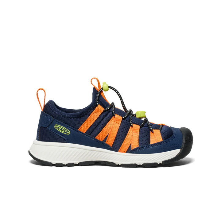 KEEN Kids Motozoa All-Terrain Sneaker - NAVAL ACADEMY/BRIGHT MARIGOLD