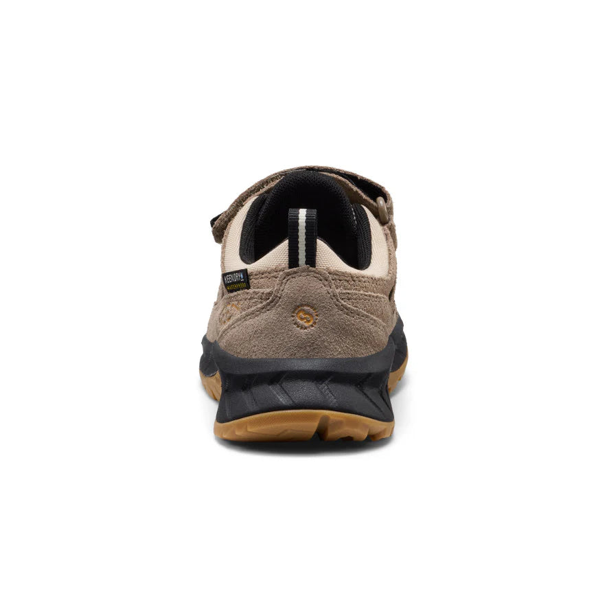 >KEEN Kids Hightrail Waterproof Hiking Shoe - BRINDLE/OAK BUFF