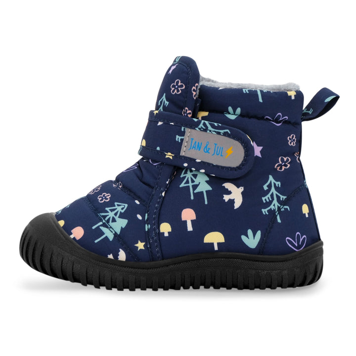 >Jan & Jul Kids Toasty-Dry Boots/Booties - Navy Forest