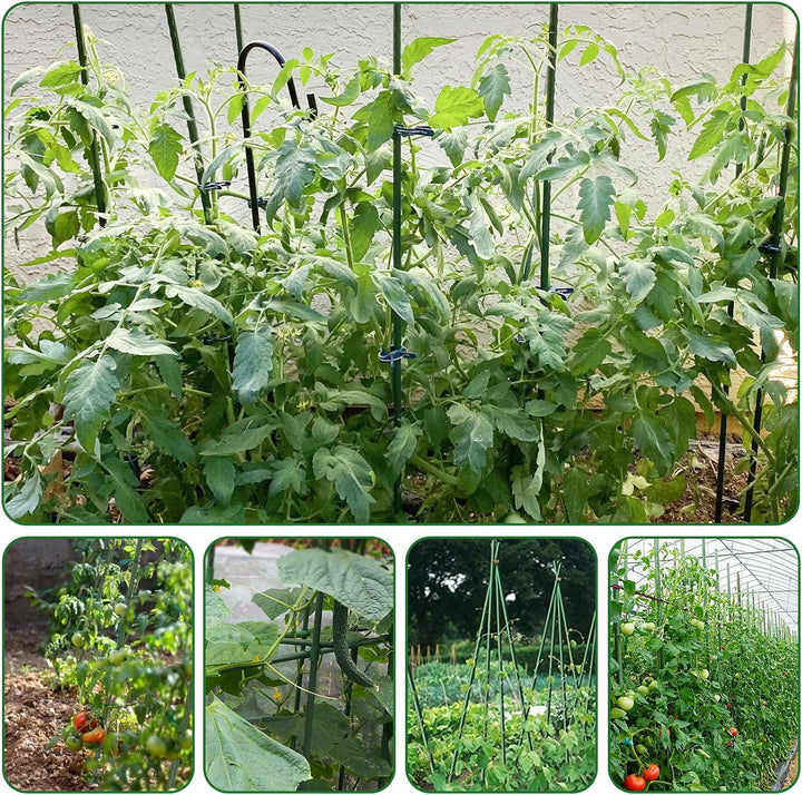 [PICKUP ONLY] Home Garden 5 Ft / 150 cm Steel Plant Stakes - Pack of 25