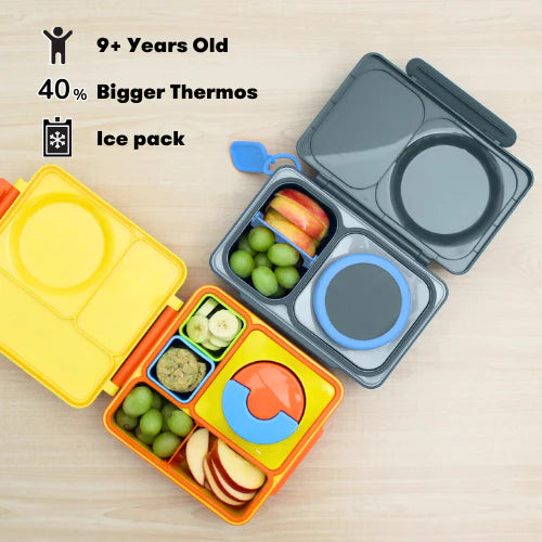 OmieBox UP Lunch Box - Graphite 9Y+