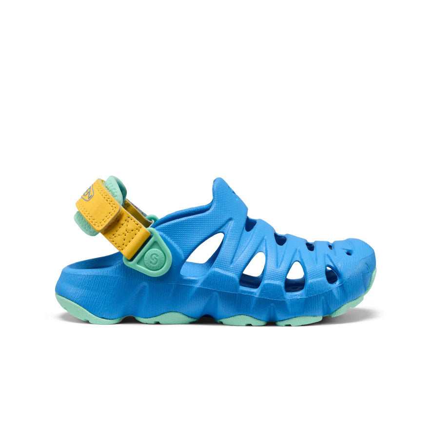 KEEN Kids HyperFLT Clog - AZURE BLUE/DAFFODIL