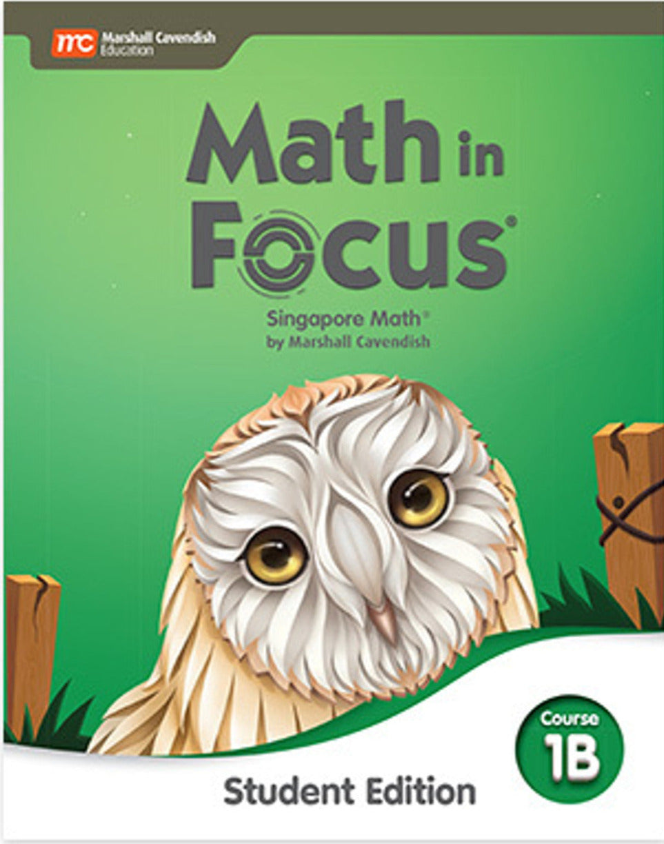 Math in Focus Student Edition Volume B Course 1 Grade 6
