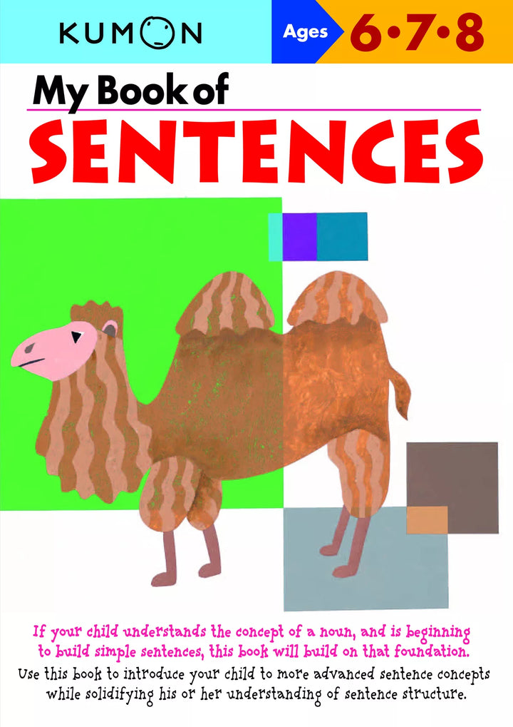 >KUMON Grade 1-3 My Book Of Sentences Age 6-8