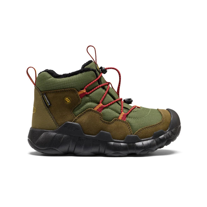 >KEEN Kids Hypowser Waterproof Chukka - FOREST NIGHT/GARNET
