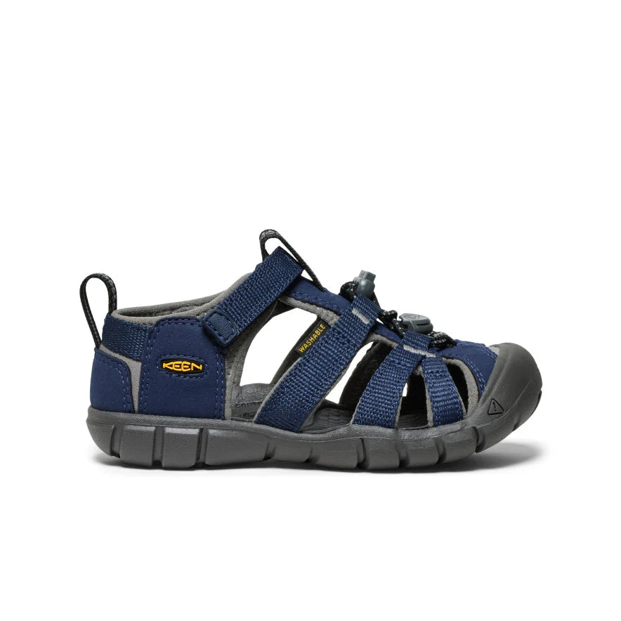 >KEEN Kids Seacamp II CNX Hybrid Water Sandal - NAVAL ACADEMY/DRIZZLE
