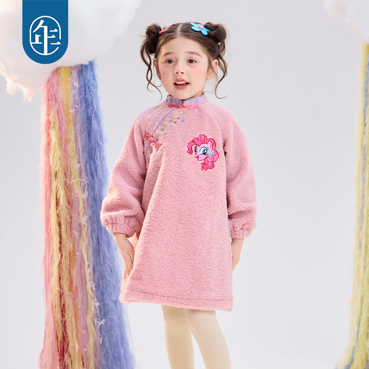 >Nian 年衣 小马宝莉新年章仔旗袍 - 石蕊粉