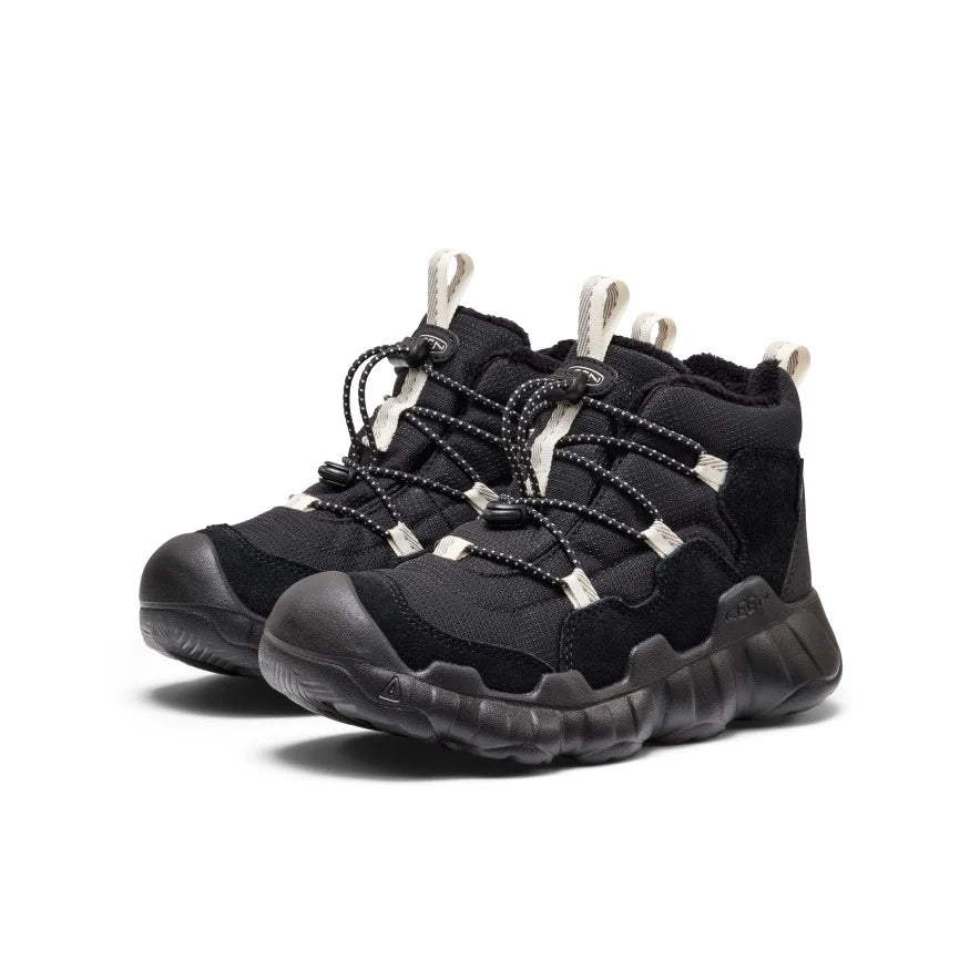 >KEEN Kids Hypowser Waterproof Chukka - BLACK/BIRCH