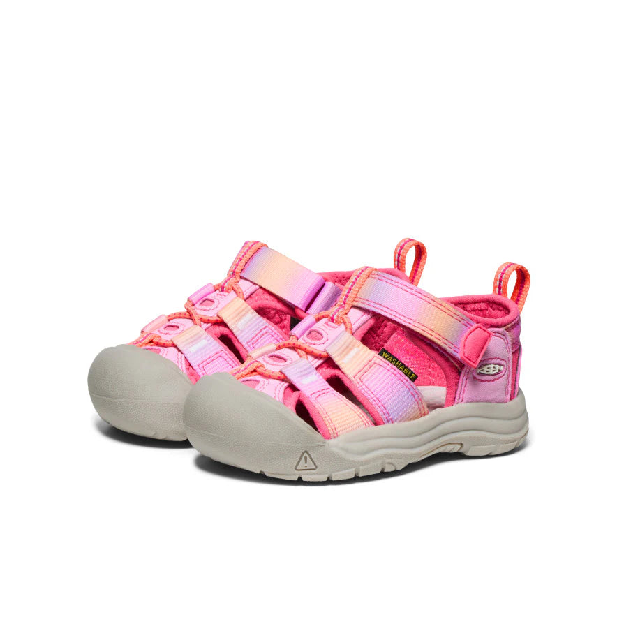 >KEEN Kids Newport H2 Quick-Dry Sandal Sandal - HOT PINK/ORCHID PETAL