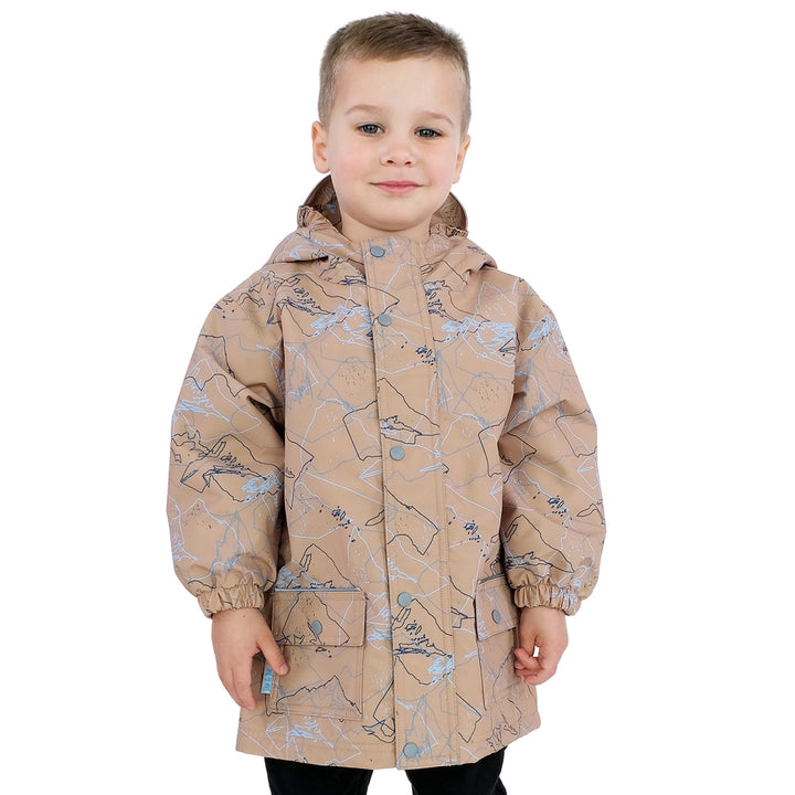 >Jan & Jul Kids Cozy-Dry Waterproof Jacket - Mountain Trails