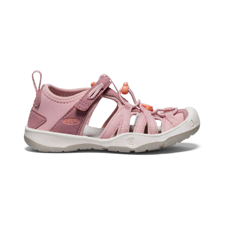 >KEEN Kids Moxie Lightweight Sandal - Nostalgia Rose/Papaya Punch