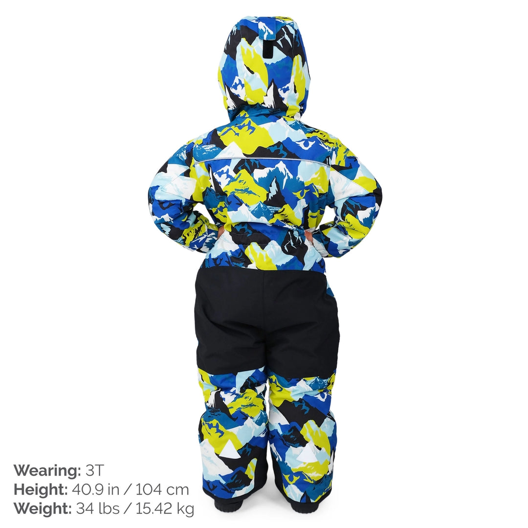 >Jan & Jul Kids Waterproof Snowsuit - Neon Peaks