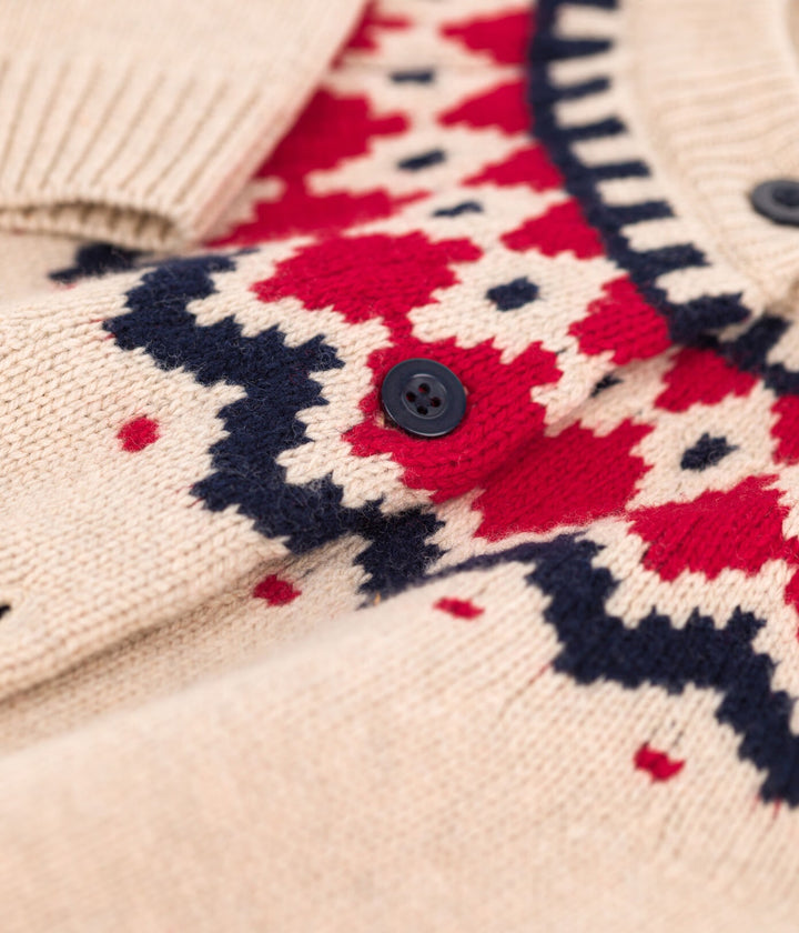 Petit Bateau Kids Wool/Cotton Cardigan