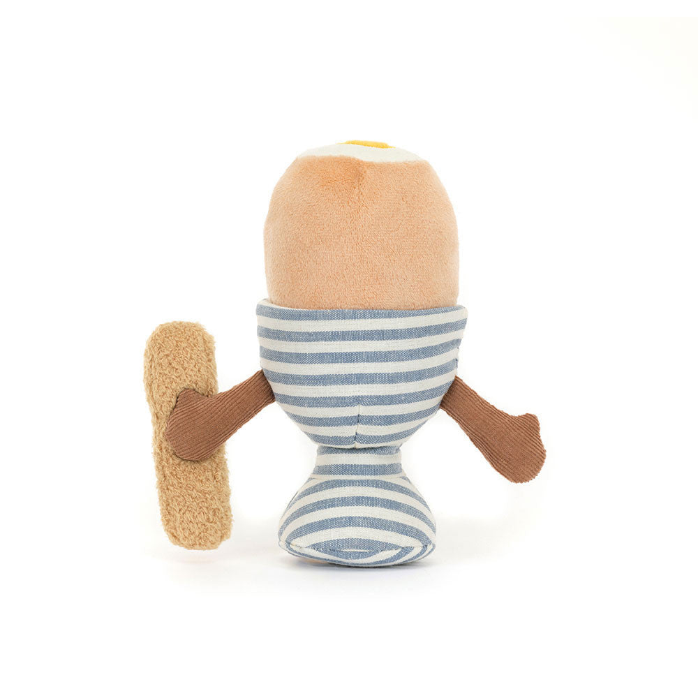 Jellycat Amuseables Eggetha Egg & Lance Soldier 6.3in x 4.7in x 2in