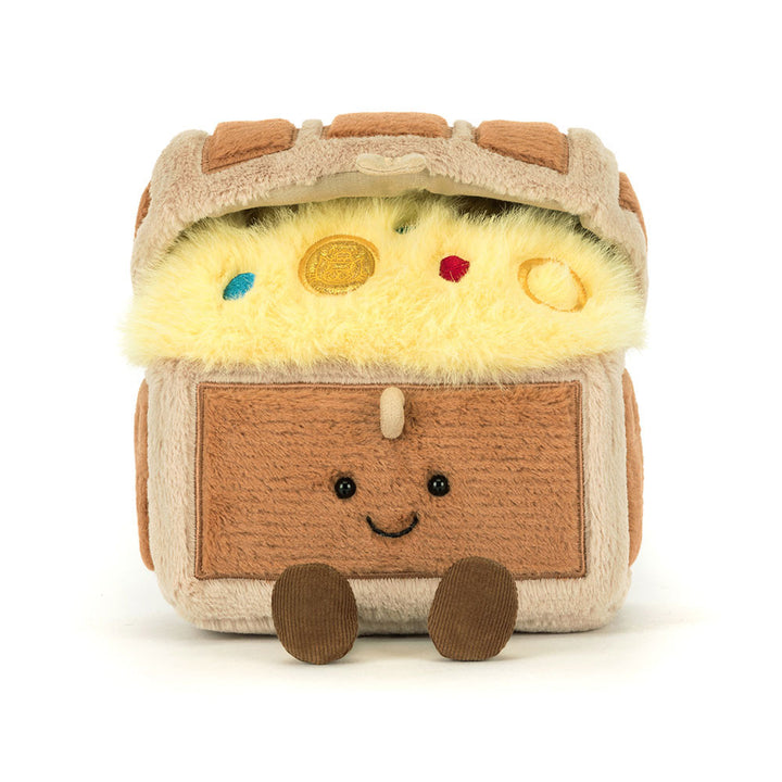 [UK] Jellycat Amuseables Treasure Chest 7.5in x 6.7in x 4.3in