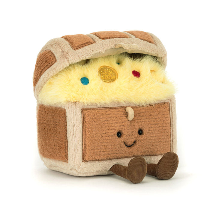 [UK] Jellycat Amuseables Treasure Chest 7.5in x 6.7in x 4.3in