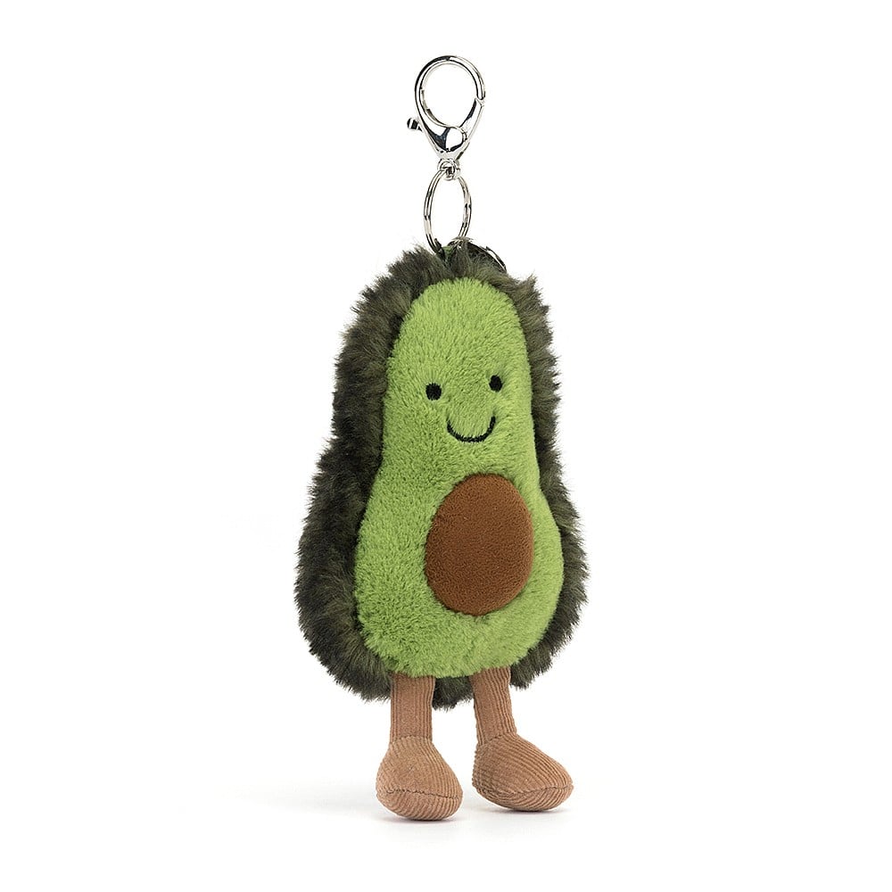 Jellycat Amuseable Avocado Bag Charm H7" X W4"