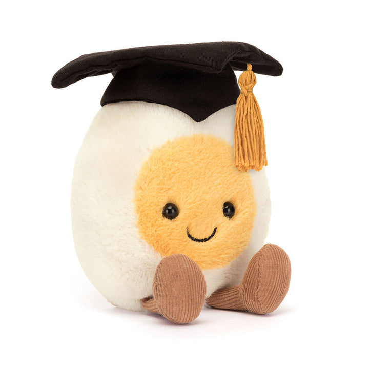[UK] Jellycat Amuseables Boiled Egg Graduation 5.5in x 3.5in x 1.6in