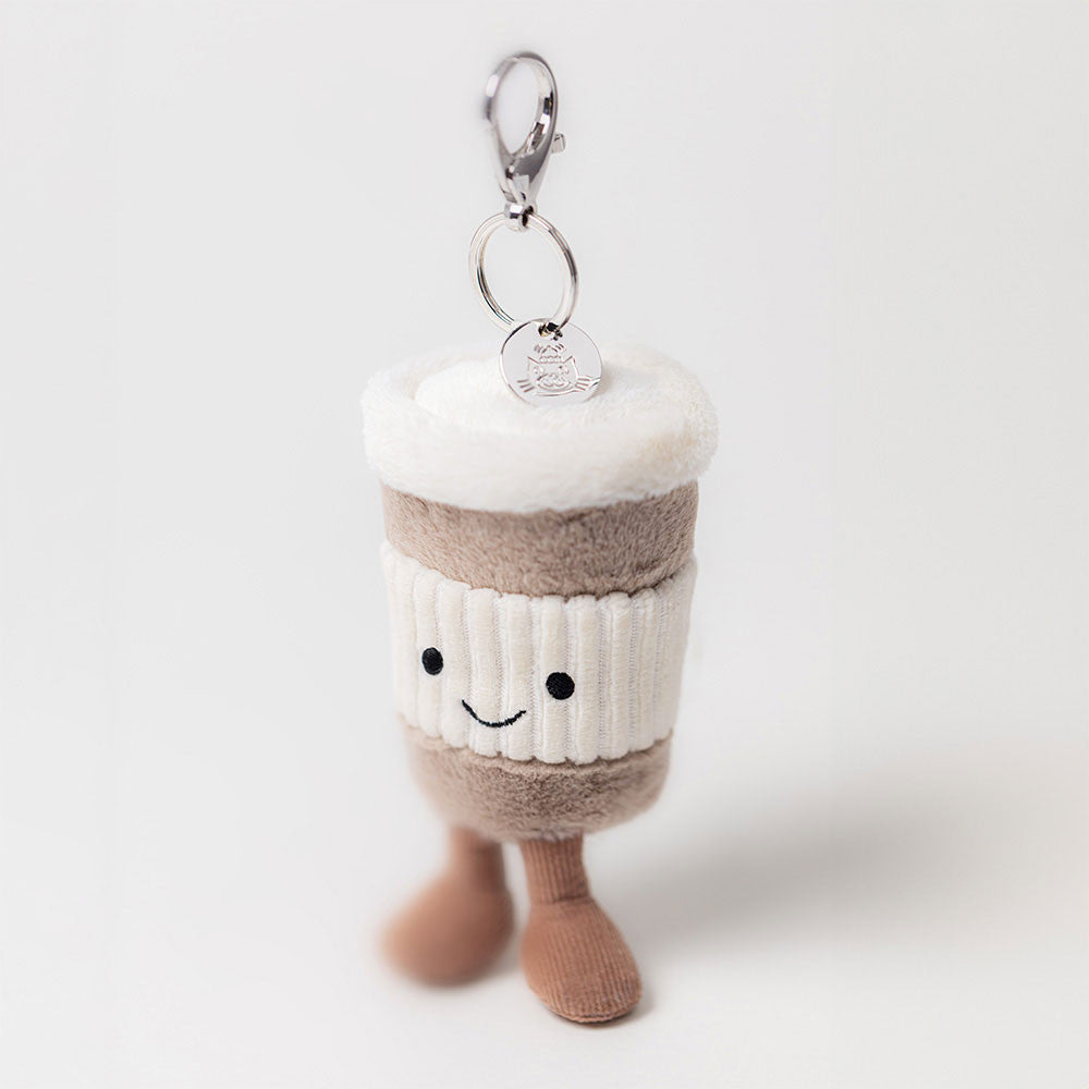 [UK] Jellycat Amuseable Coffee-To-Go Bag Charm 7.1in x 2in x 2in