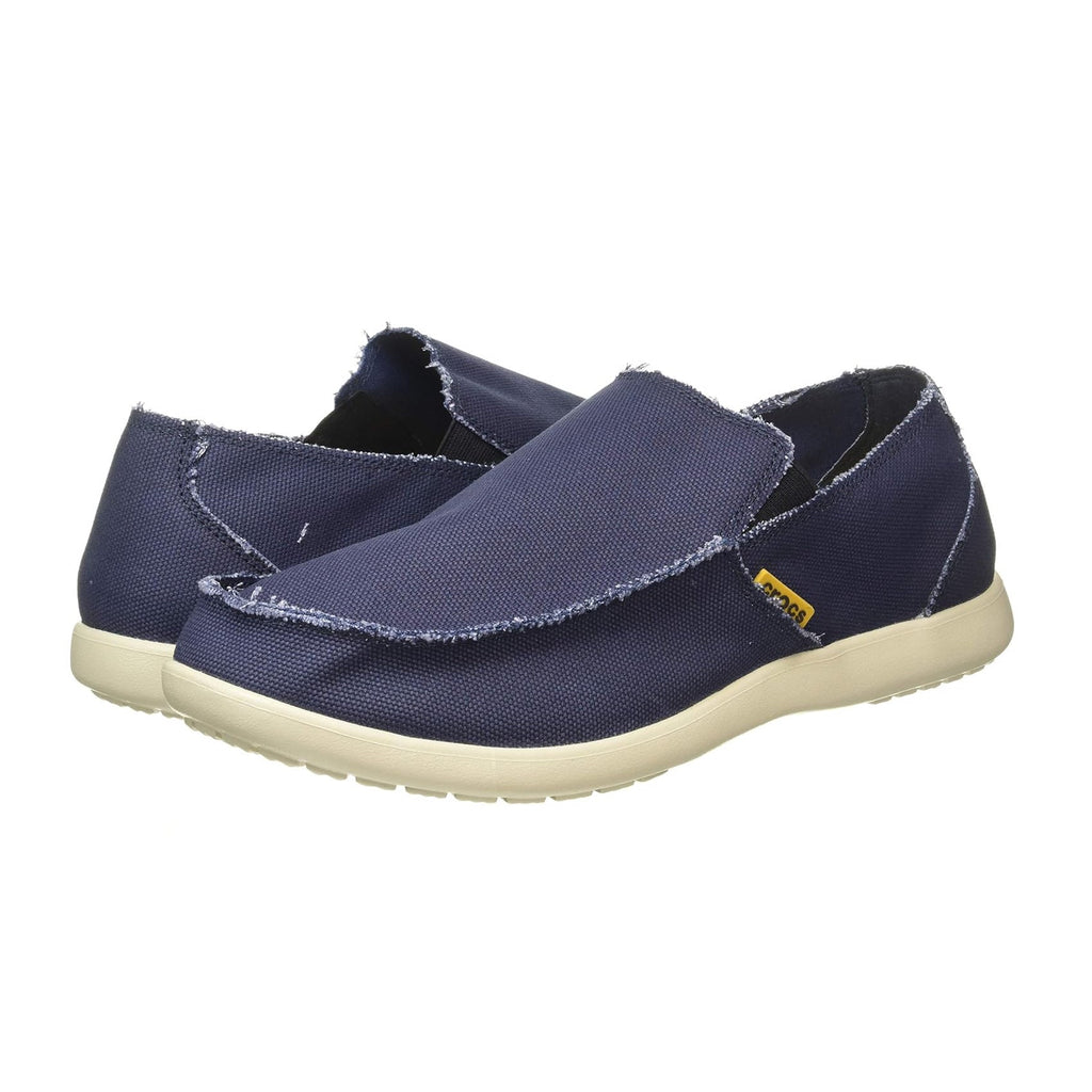Crocs Men's Santa Cruz Rubber Loafers and Mocassins - Navy – Mom