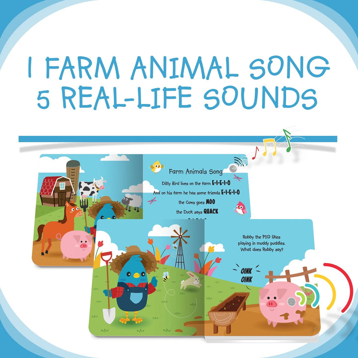 Ditty Bird Baby Sound Book: Farm Animal
