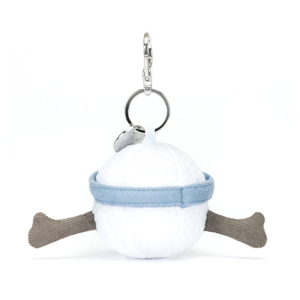 Jellycat Amuseables Sports Golf Bag Charm 4.7in x 2.4in x 2.4in