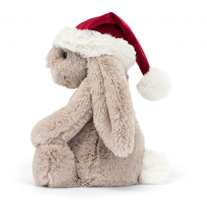 Jellycat Bashful Christmas Bunny 12.2in x 4.7in x 3.5in