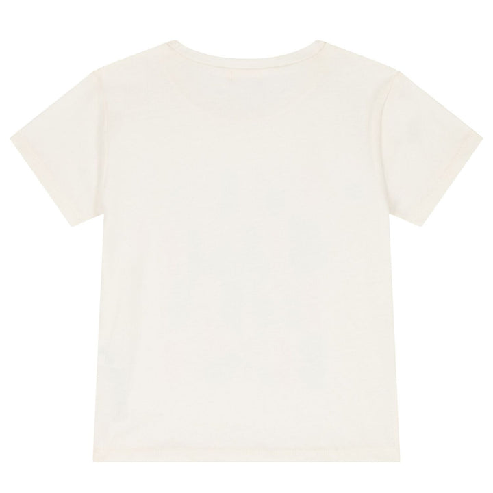 Billieblush Girls Ivory Sequin Logo T-Shirt - 10Y