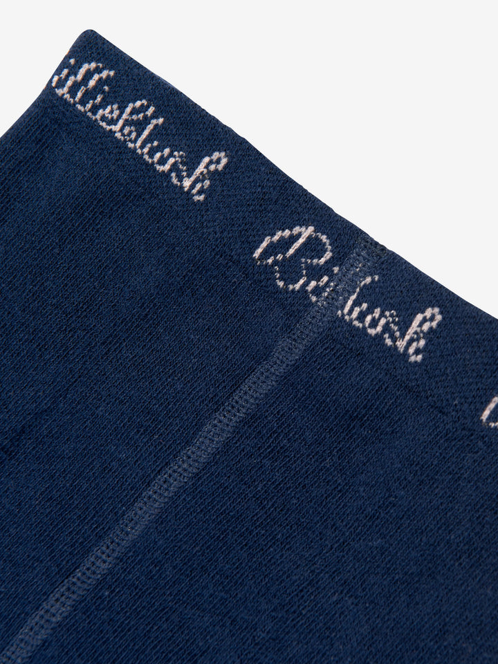 Billieblush Girls Navy Heart Logo Tights - 8-10Y