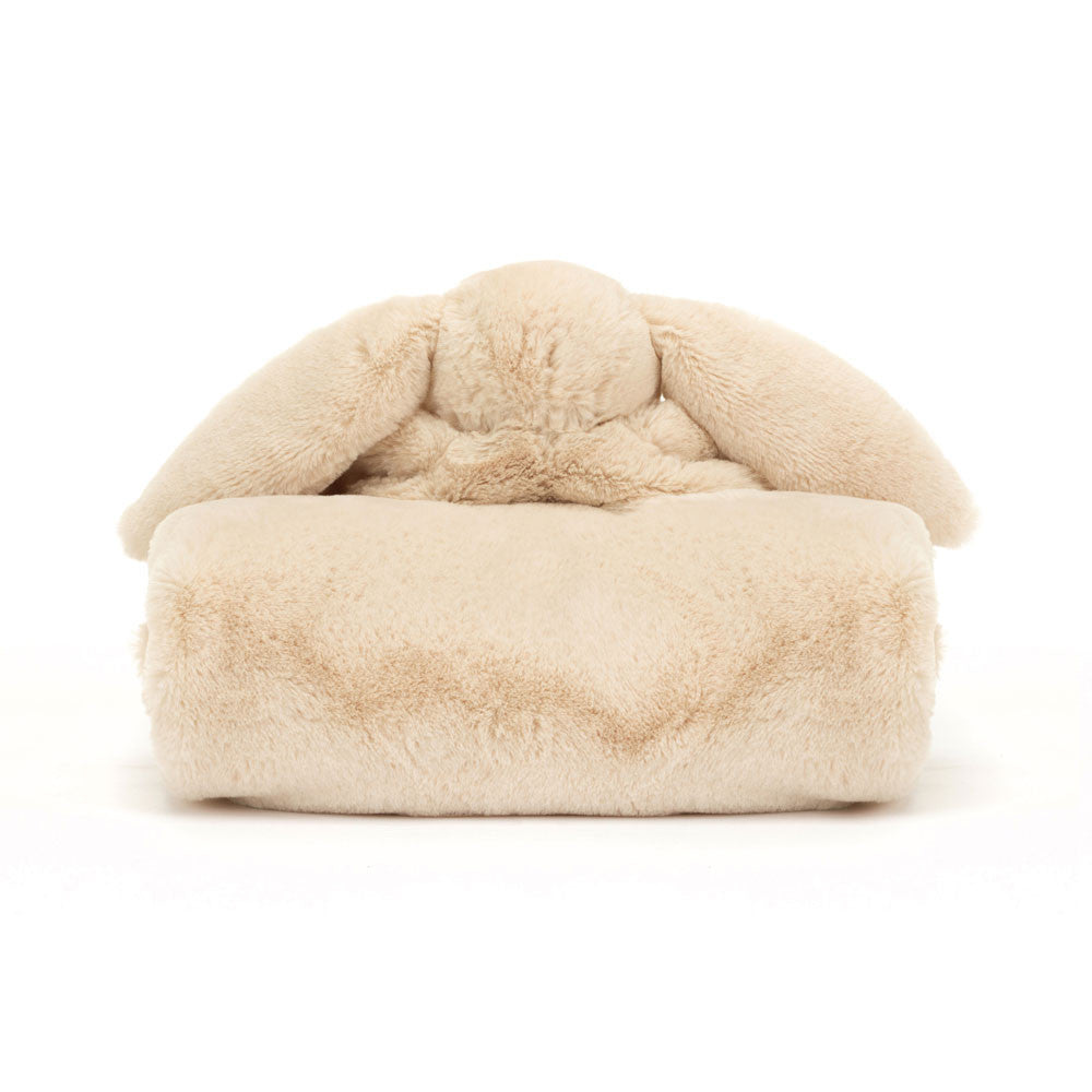 Jellycat Bashful Luxe Bunny Blankie - Beige (Gift Box) 22in x 27.6in x 3.5in