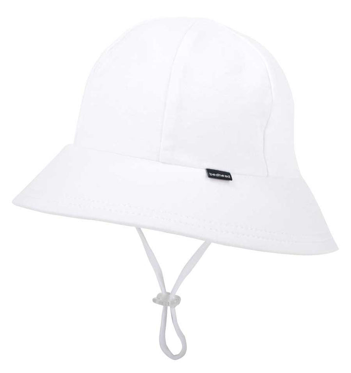 Bedhead Hats Classic Bucket Sun Hat - White Ponytail