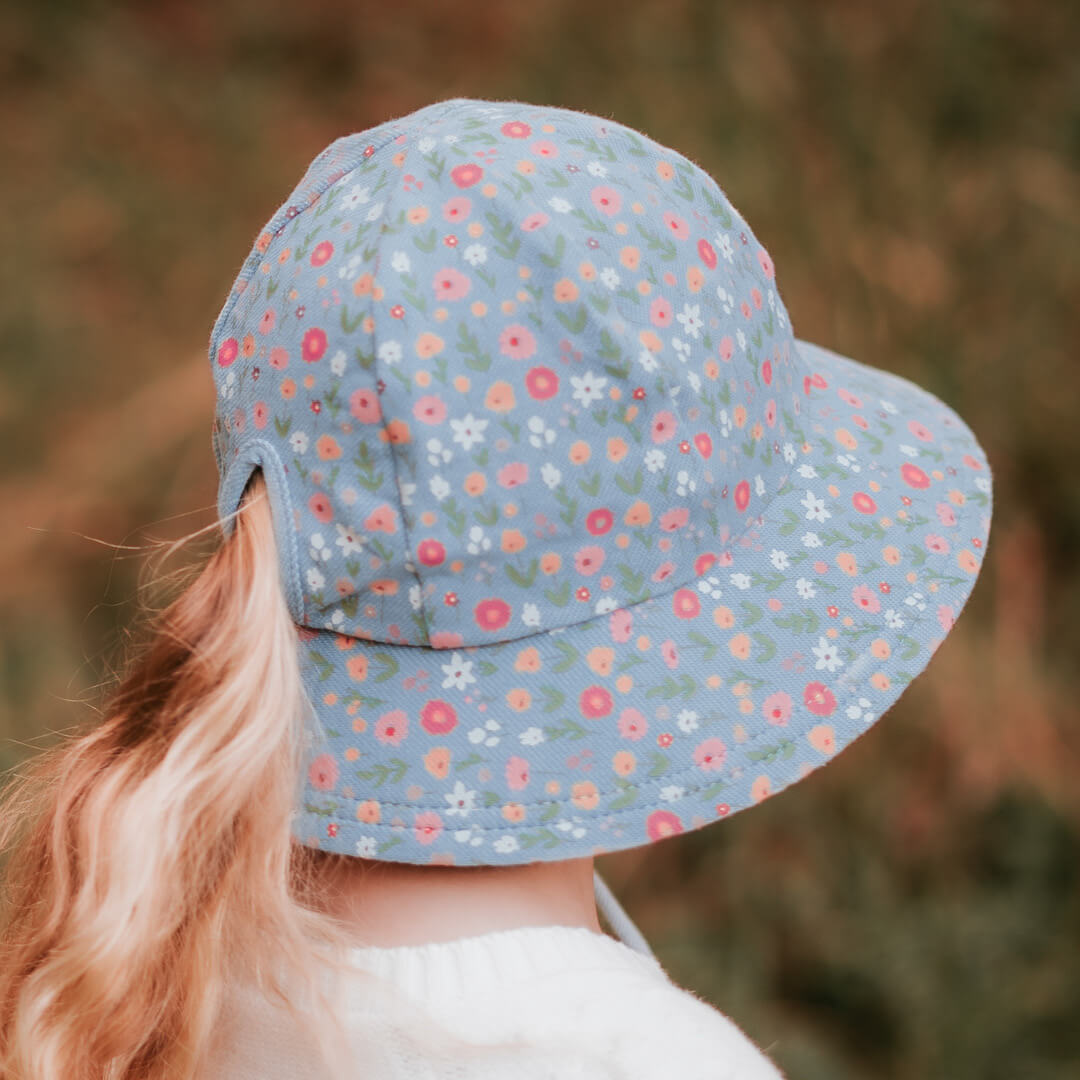 Bedhead Hats Kids Ponytail Bucket Sun Hat - Bloom