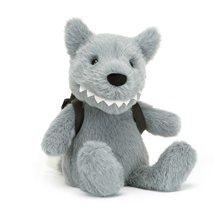 Jellycat Backpack Wolf - H9" X W4"