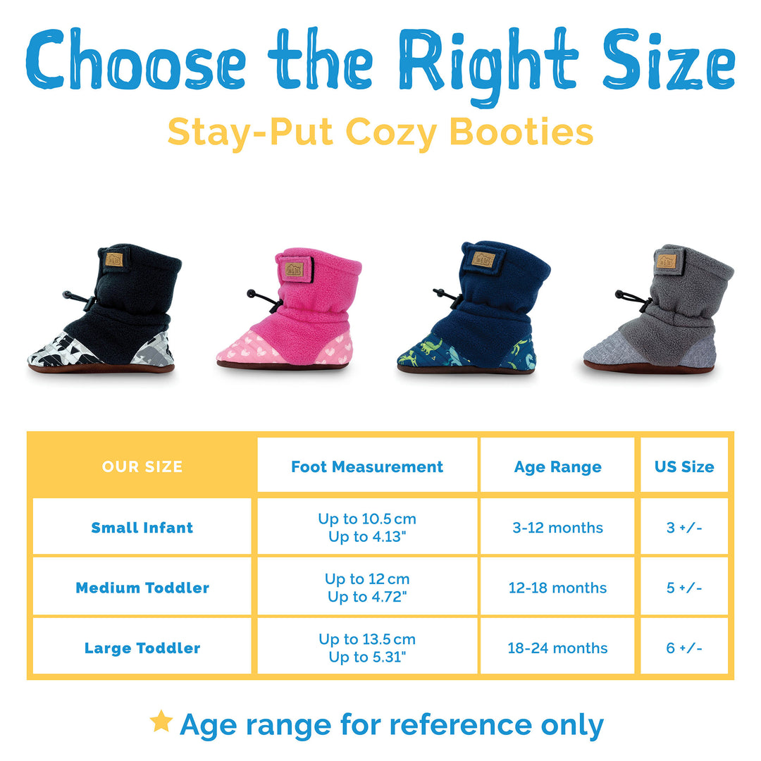 >Jan & Jul Baby Stay-Put Cozy Booties - Dusty Pink