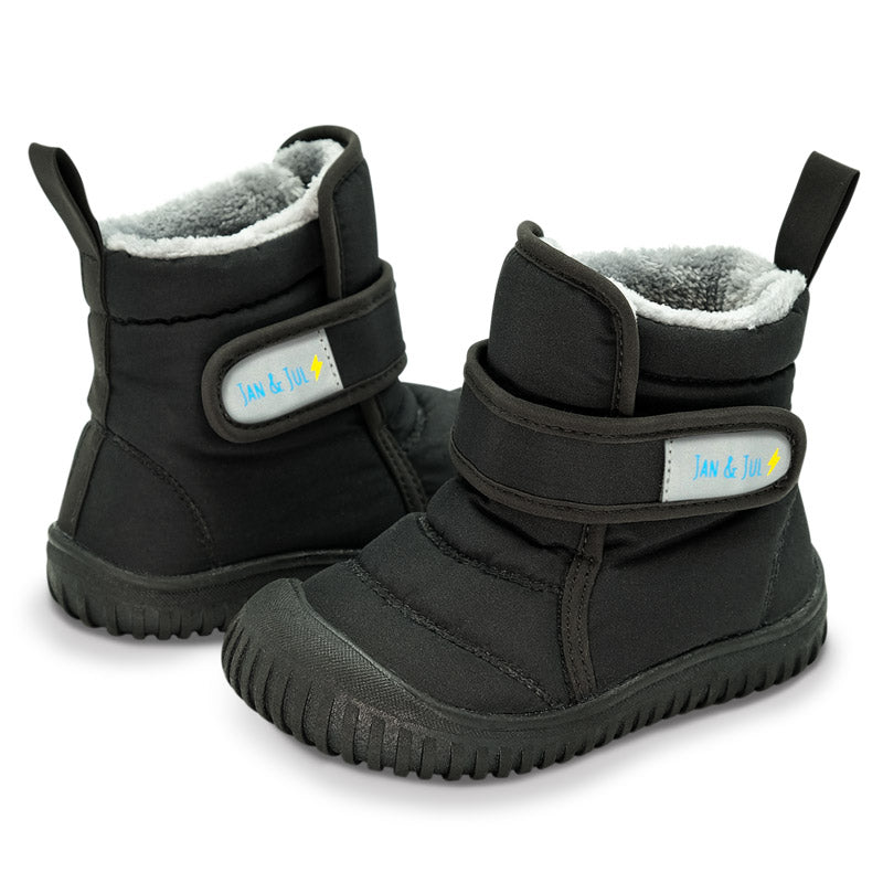Jan & Jul Kids Toasty-Dry Boots/Booties - Black
