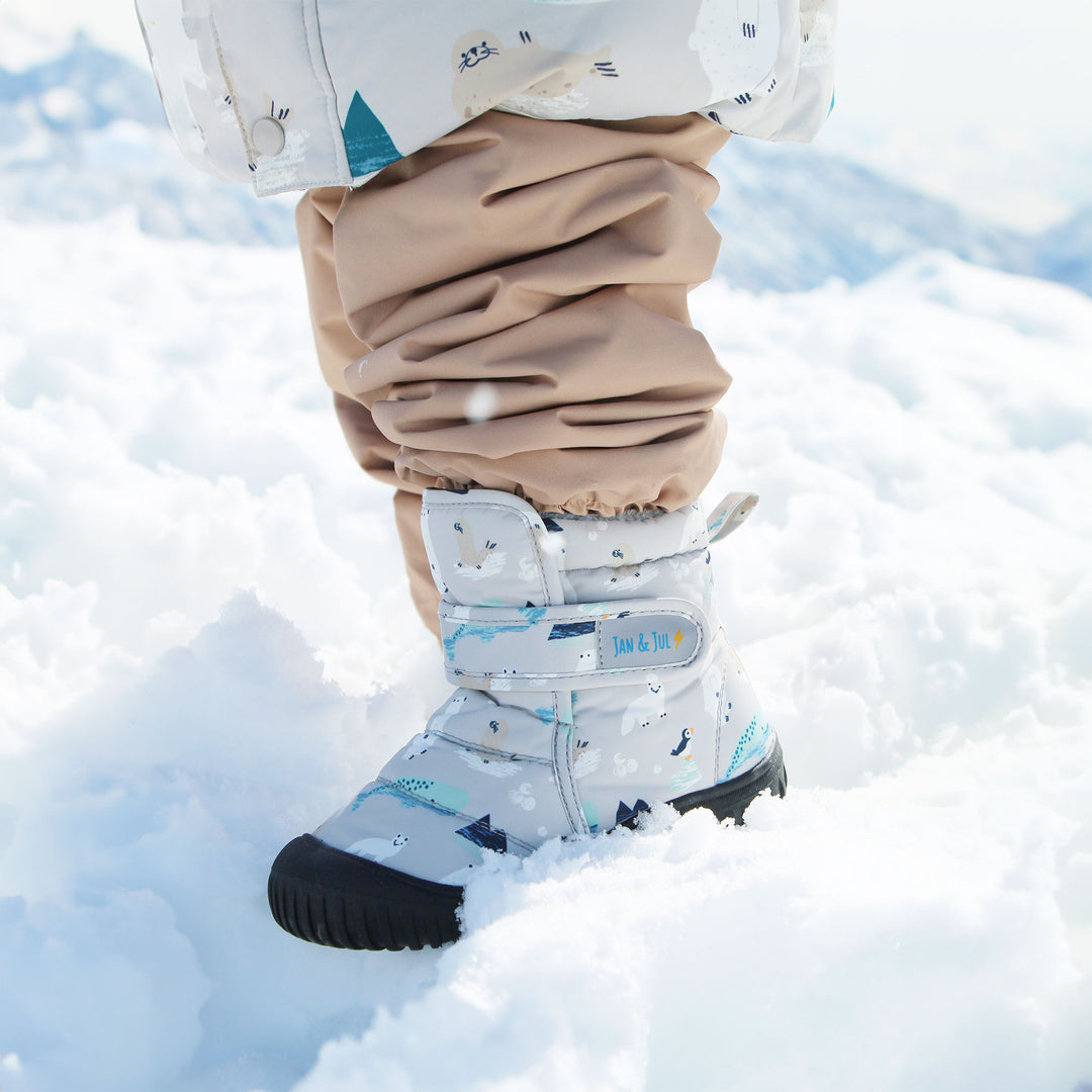 >Jan & Jul Kids Toasty-Dry Boots/Booties - Polar Pals
