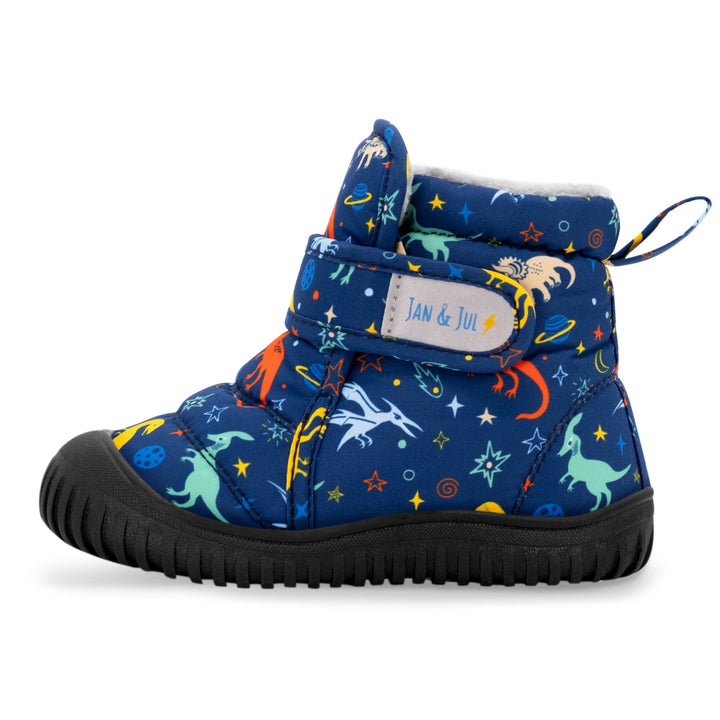 >Jan & Jul Kids Toasty-Dry Boots/Booties - Space Dinos