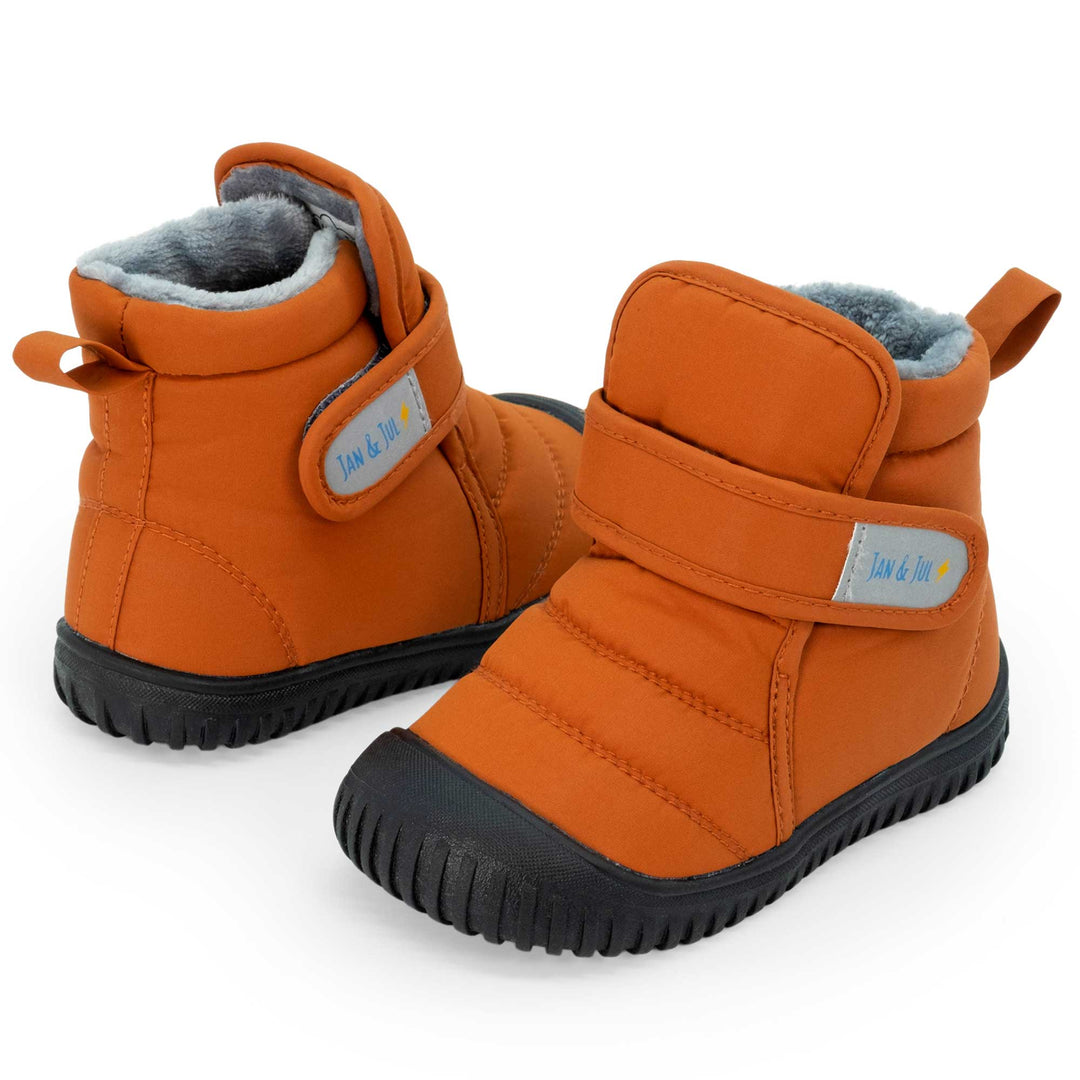 >Jan & Jul Kids Toasty-Dry Boots/Booties - Terracotta