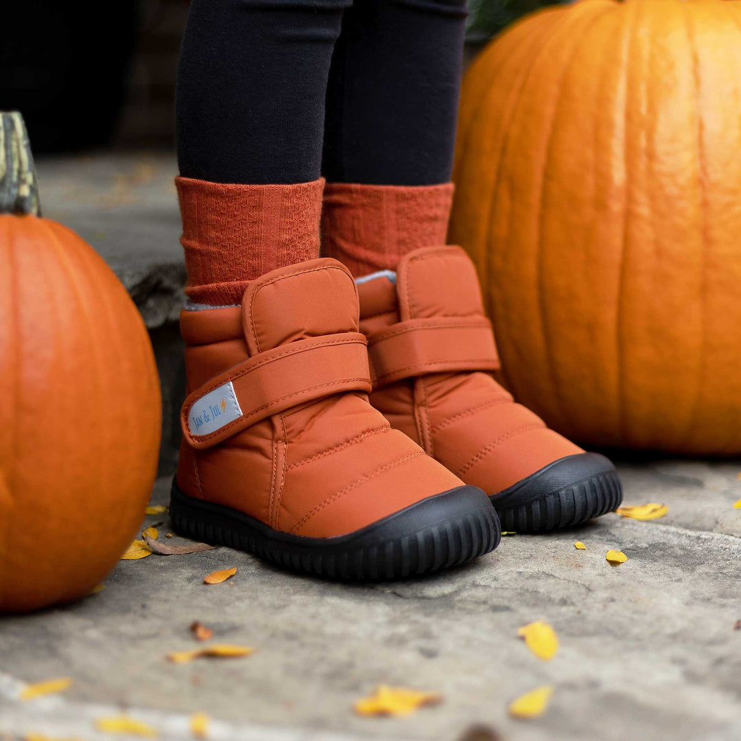 >Jan & Jul Kids Toasty-Dry Boots/Booties - Terracotta