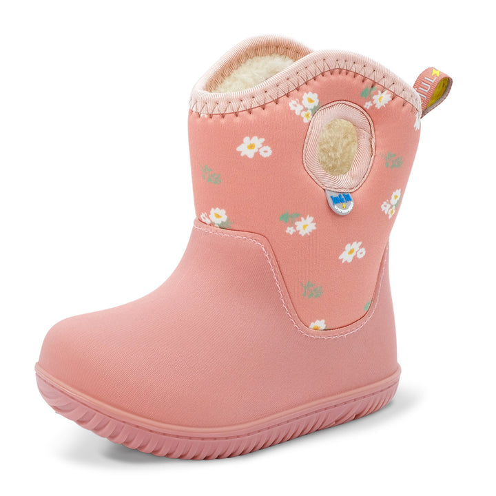 >Jan & Jul Kids Toasty-Dry Lite Winter Boots - Apricot Flower