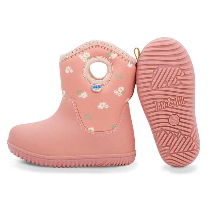 >Jan & Jul Kids Toasty-Dry Lite Winter Boots - Apricot Flower