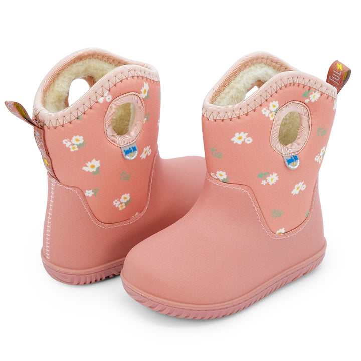 >Jan & Jul Kids Toasty-Dry Lite Winter Boots - Apricot Flower